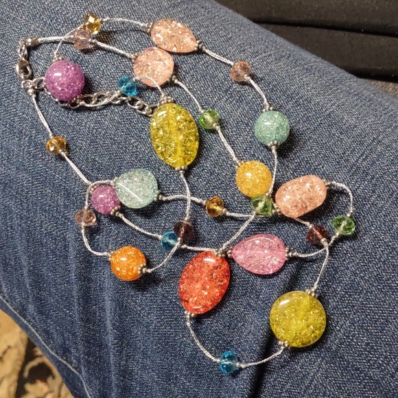 💎 Multicolored beaded necklace - Picture 7 of 8